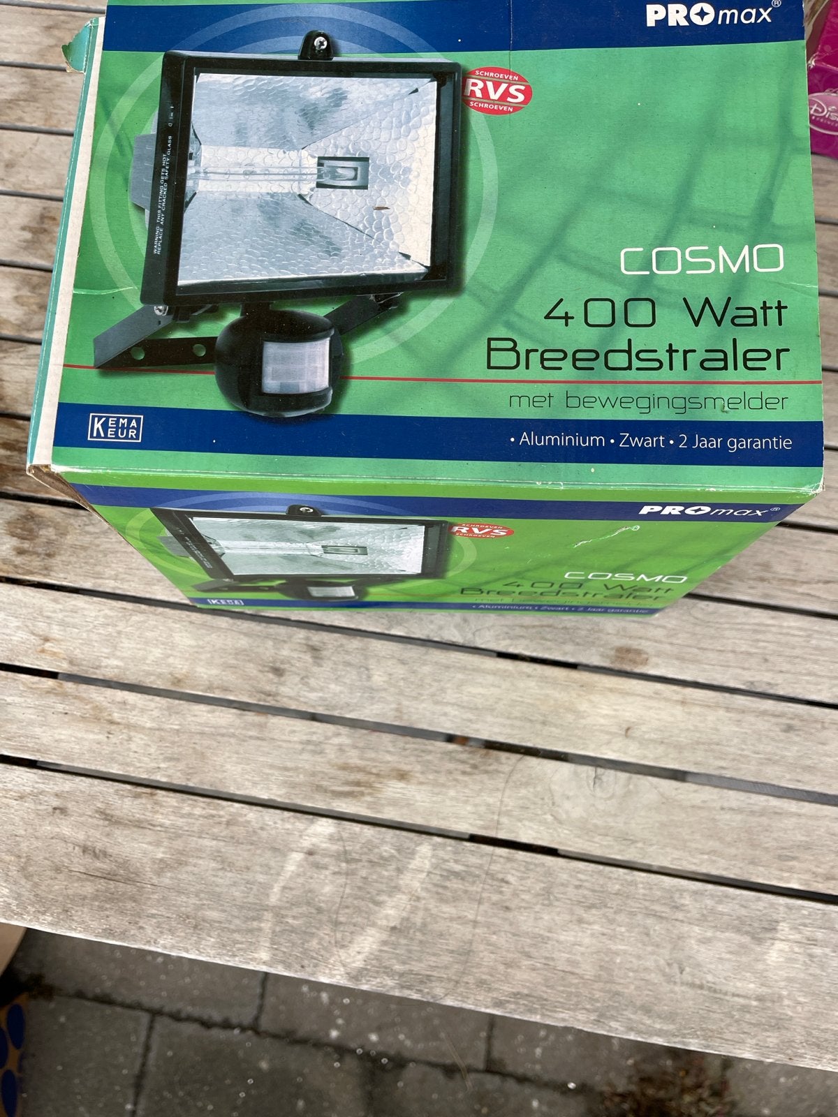 Bewegingsmelder / buitenverlichting, Ophalen, Bewegingssensor, Netvoeding, 250 watt of meer