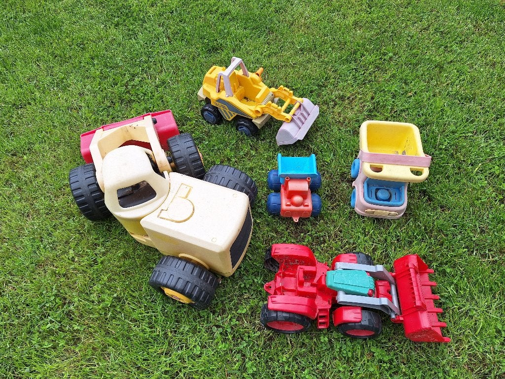 Auto's voor in de zandbak, Ophalen, Gebruikt