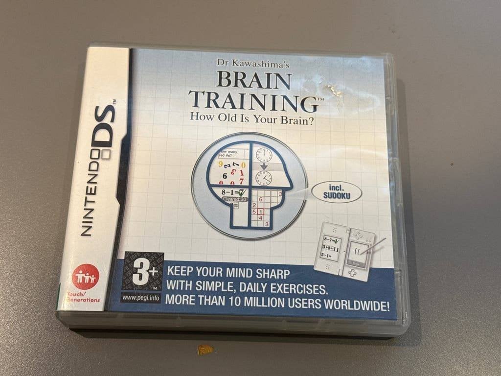 Dr. Kawashima's Brain Training Nintendo DS, Spelcomputers en Games, Puzzel en Educatief, Gebruikt, 1 speler, Ophalen of Verzenden