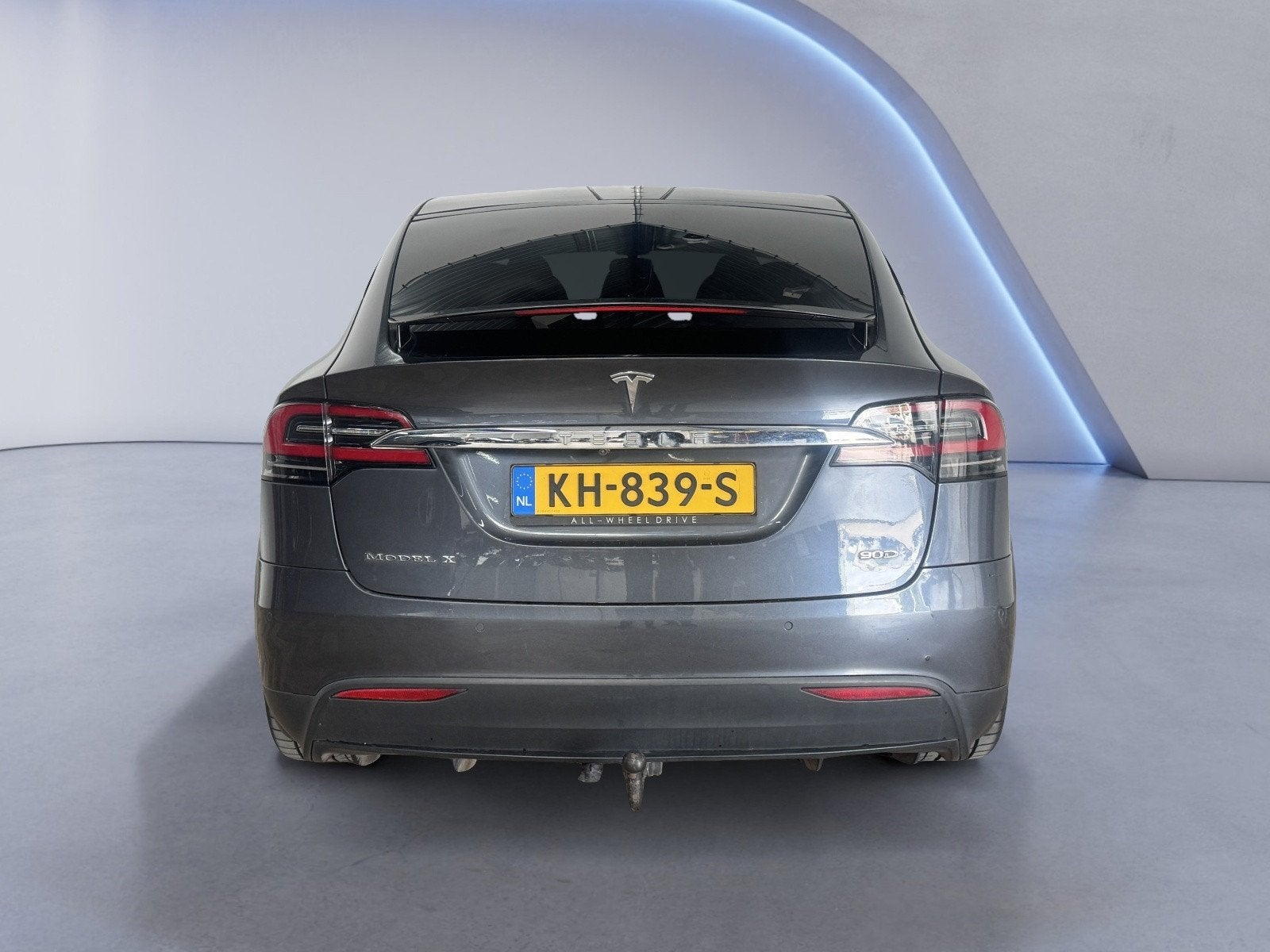 Tesla Model X 90D Base 7p.|FREE SUPERCHARGE|TREKHAAK|LUCHTVE, Auto's, Tesla, Automaat, Model X, Zwart, 428 pk