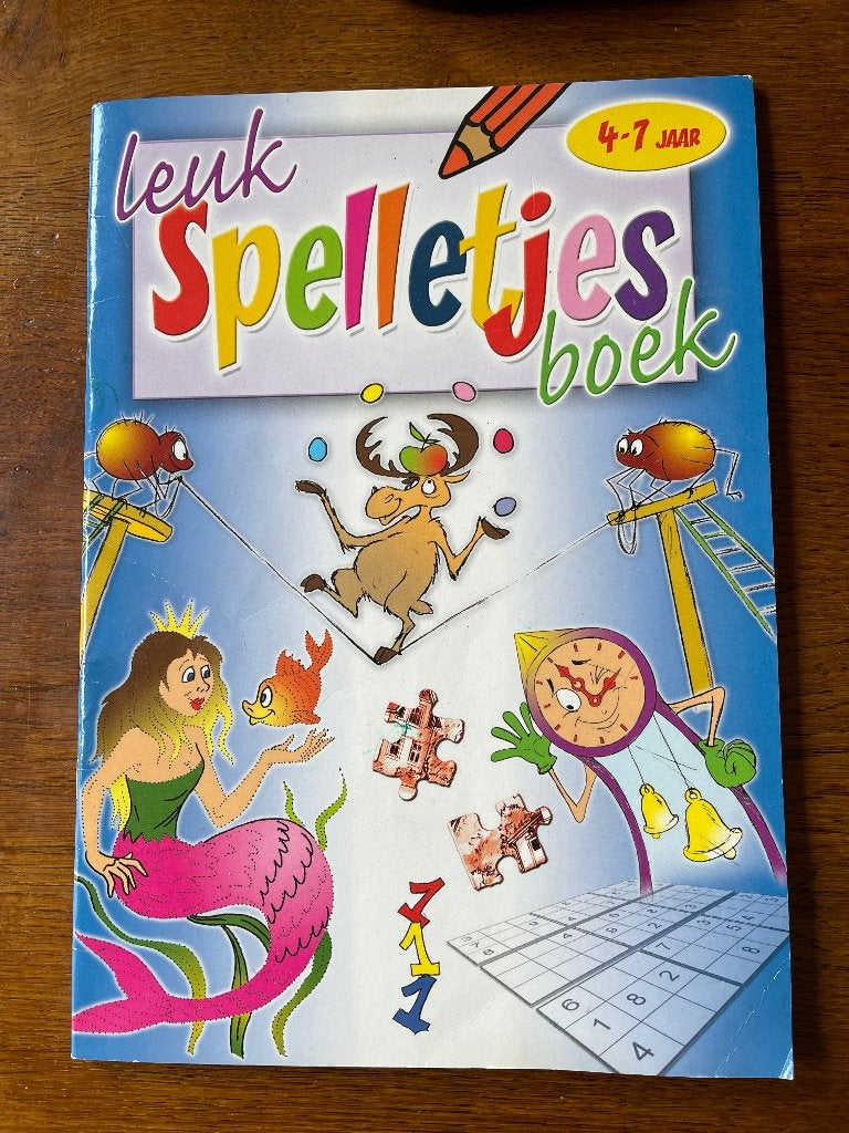 "Spelletjes boek"   4 - 7 Jaar  Nieuw, Ophalen of Verzenden, Nieuw, Jongen of Meisje, Non-fictie