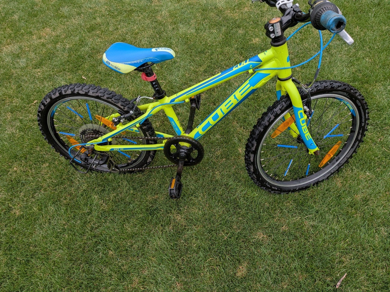 Cube kinderfiets 20 inch, Ophalen, Staal, Velgrem, Cube