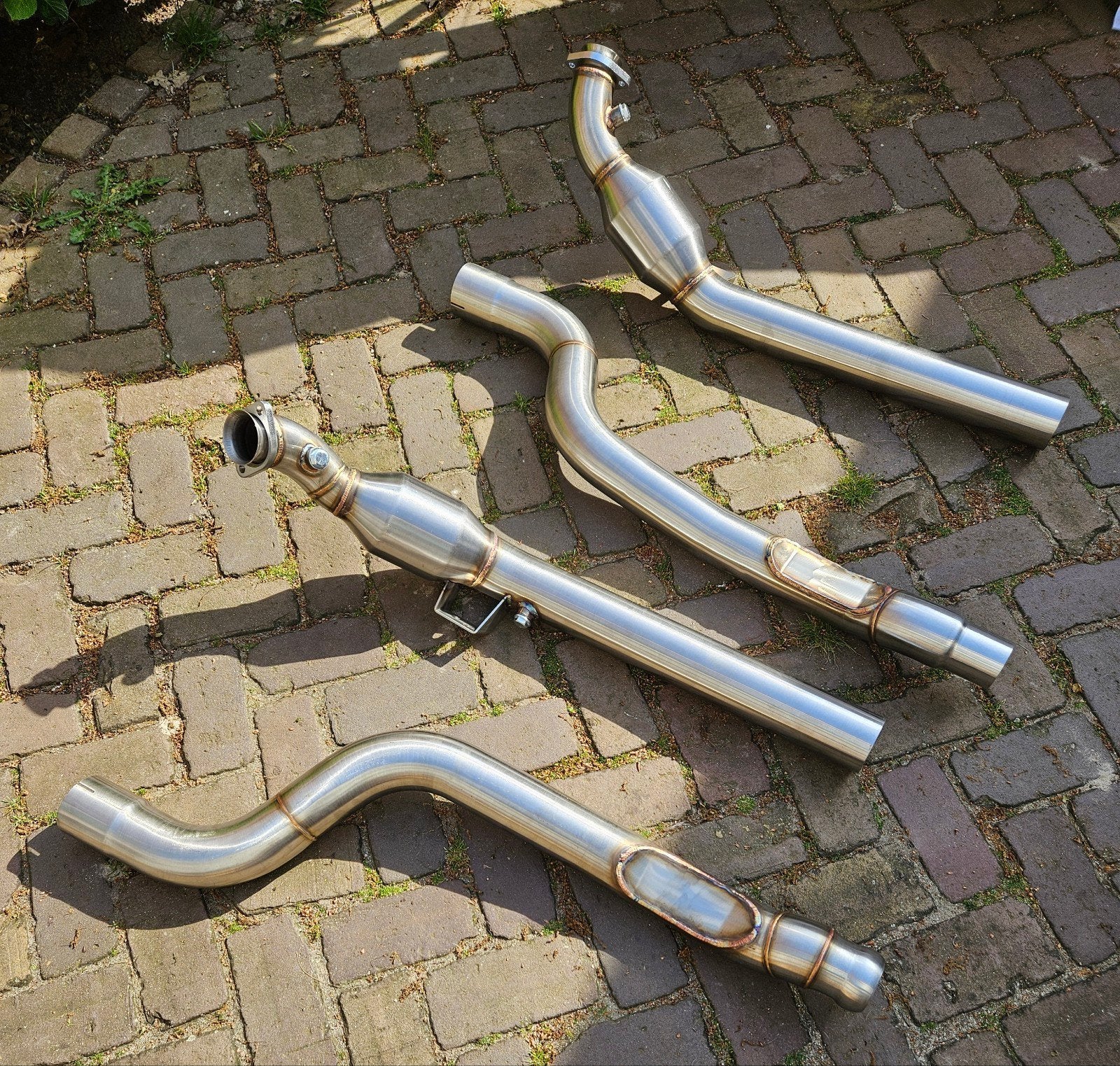 Uitlaat rvs katpijpen decat of 200 cell MERCEDES C63AMG W204, Auto diversen, Tuning en Styling, Ophalen of Verzenden, PERFORMANCE-EXHAUST.NL