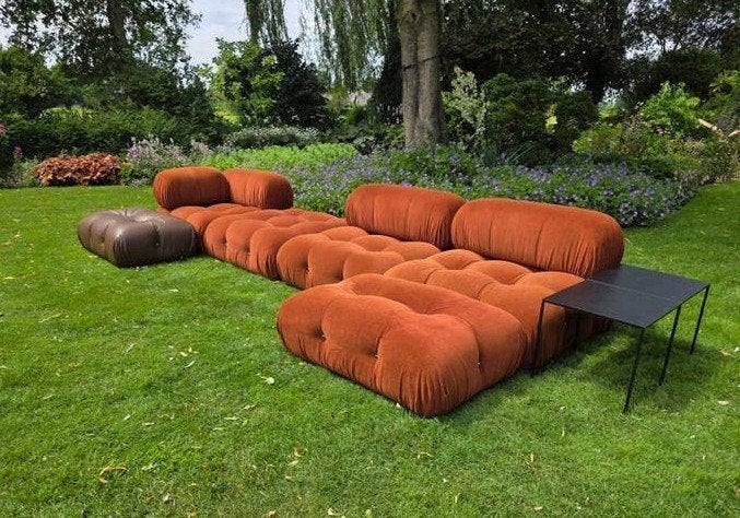 B&B Italia Camaleonda design bank Mario Bellini Nieuw!, Huis en Inrichting, Ophalen of Verzenden, Leer
