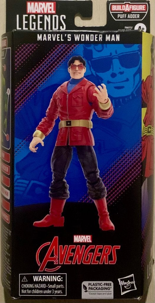Marvel Legends Series - Wonder Man [Puff Adder BAF] 2023, Ophalen of Verzenden, Nieuw