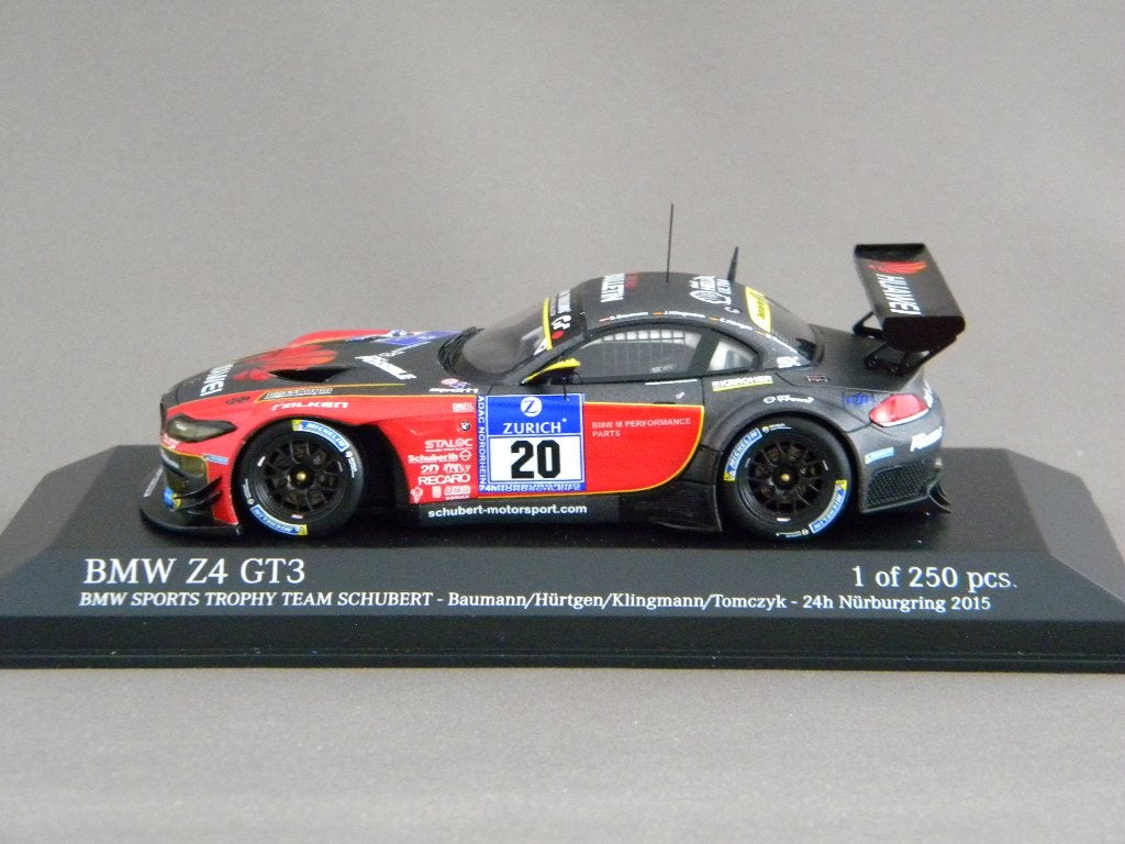 Minichamps BMW Z4 GT3 1 of 250 pcs, Hobby en Vrije tijd, Ophalen of Verzenden, Nieuw, Auto, MiniChamps