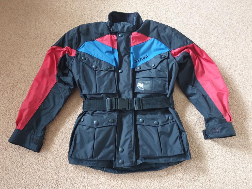 Motorjas + broek, Kleding | Dames, Ophalen, Zo goed als nieuw, Maat 42/44 (L), Broek