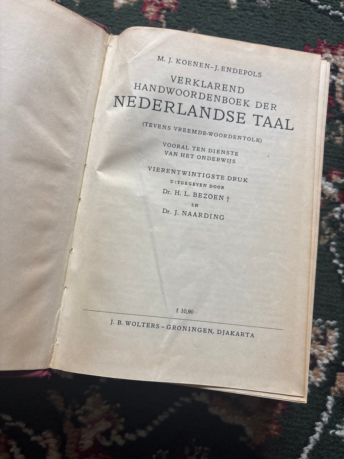 Verklarend Handwoordenboek der Nederlandse Taal (1950), Ophalen of Verzenden, Gelezen, Koenen of Wolters, Nederlands