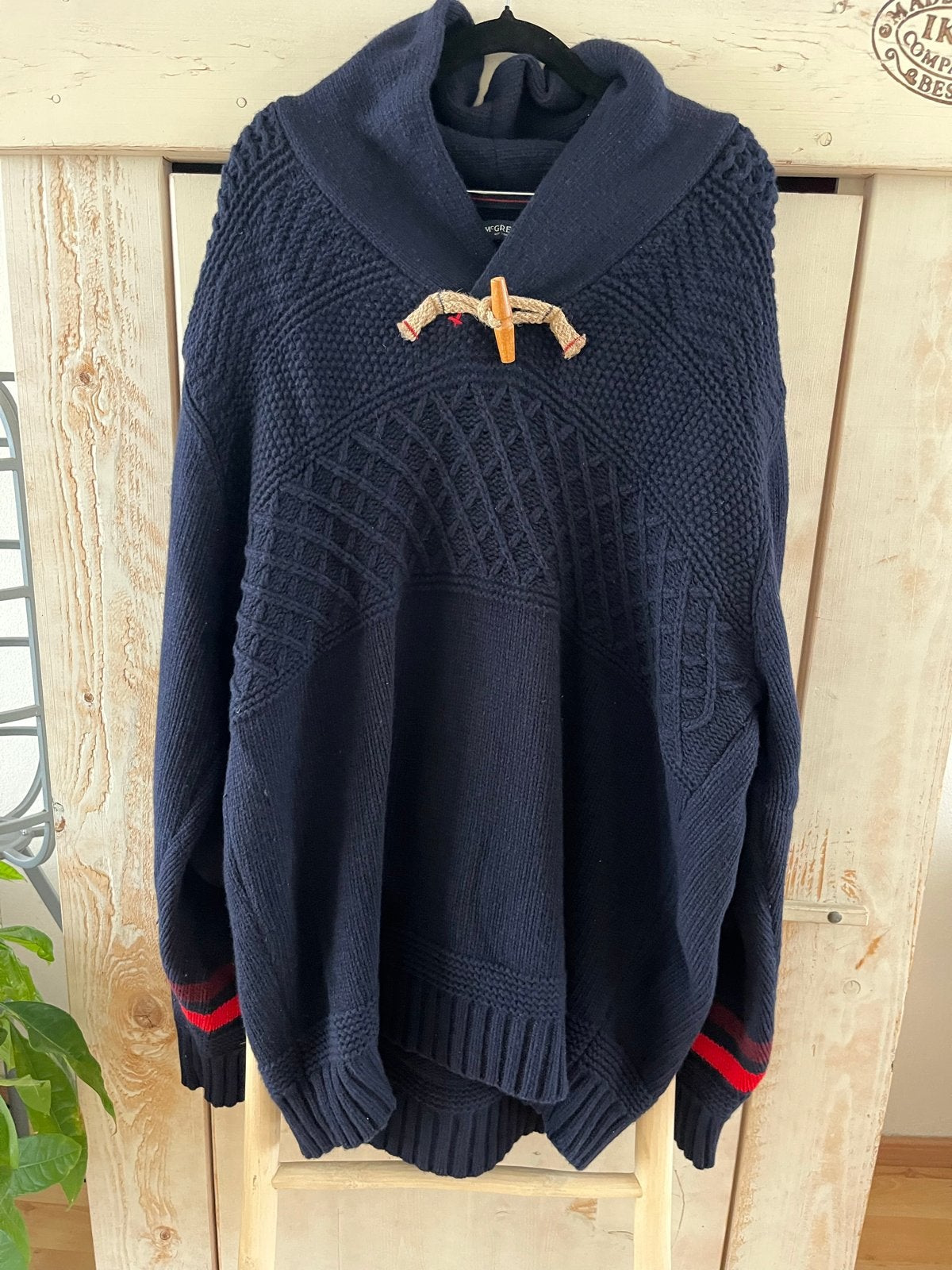 McGregor donkerblauwe scheepstrui, zo goed als nieuw, XXXL, Ophalen of Verzenden, Zo goed als nieuw, Overige maten, Blauw
