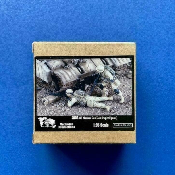 Verlinden	2193	US Machine Gun Team Iraq	1/35	Resin, Hobby en Vrije tijd, Ophalen, Nieuw, 1:35 tot 1:50