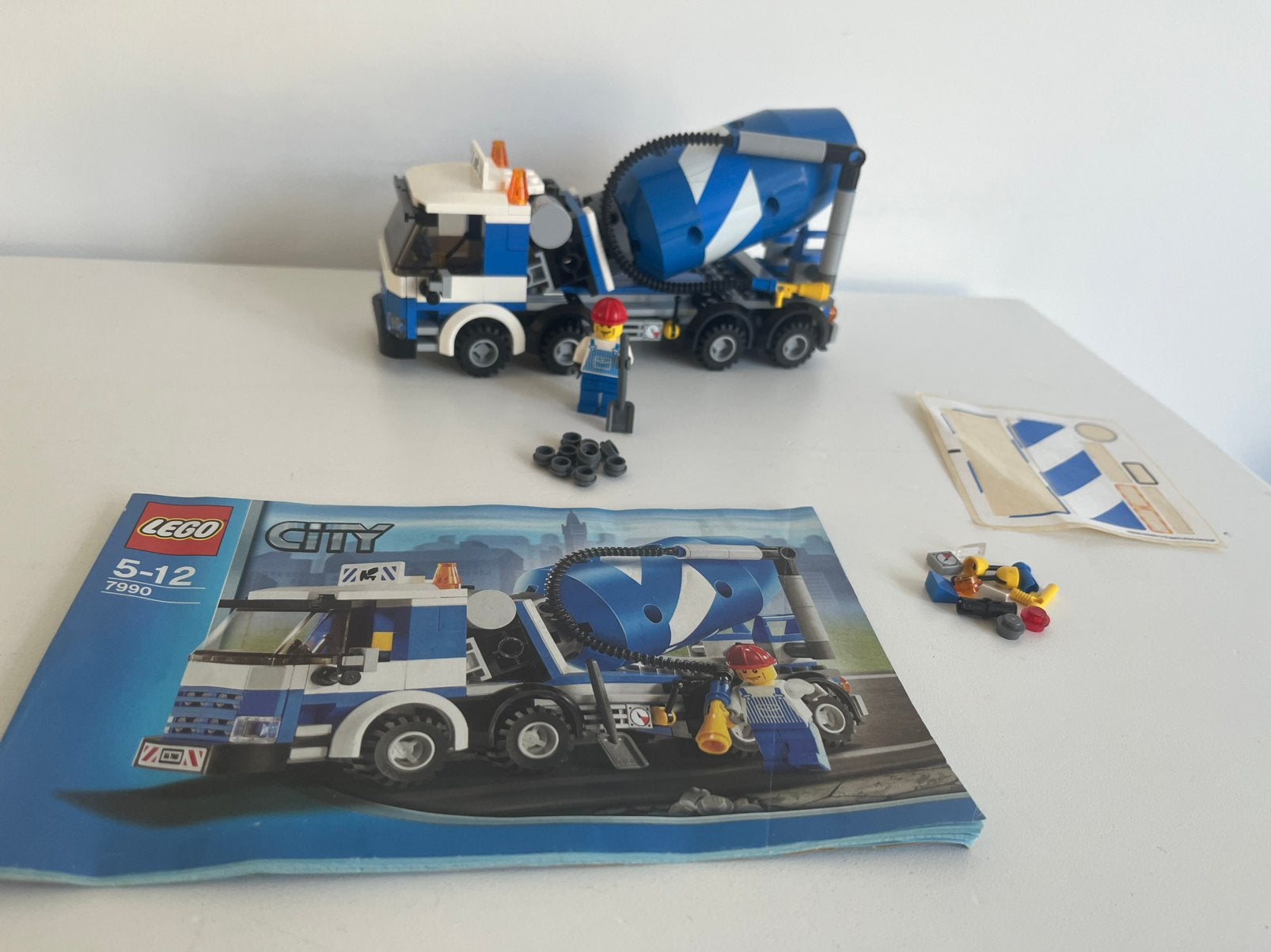 LEGO City 7990 Cement Mixer (Compleet), City, Lego, Ophalen of Verzenden, Zo goed als nieuw