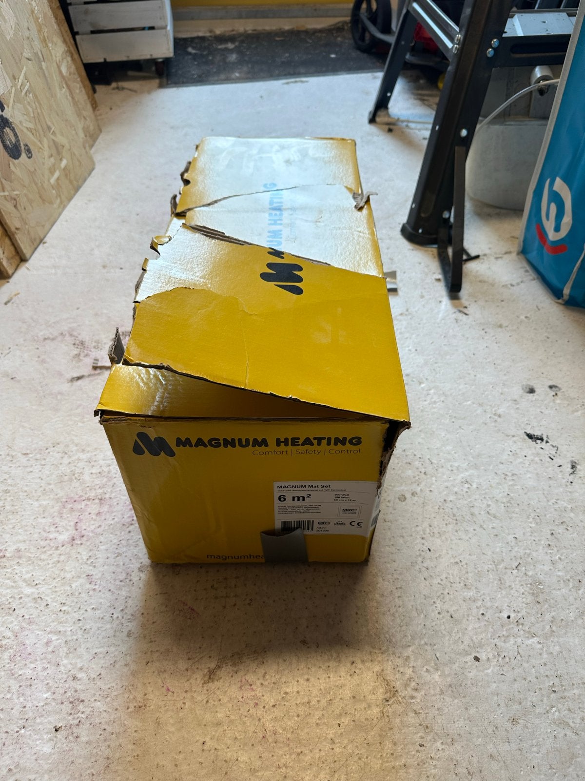 Magnum elektrische vloerverwarming 6m2, Minder dan 30 cm, Overige typen, Nieuw, Minder dan 60 cm