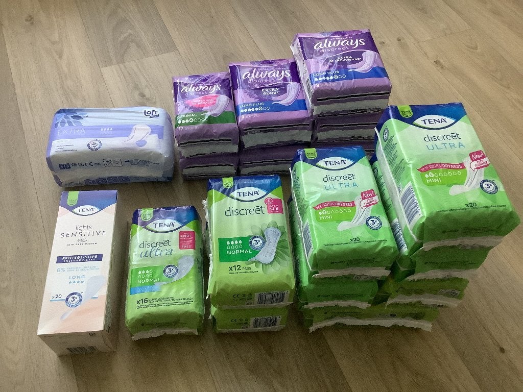 Incontinentiemateriaal, Ophalen, Nieuw