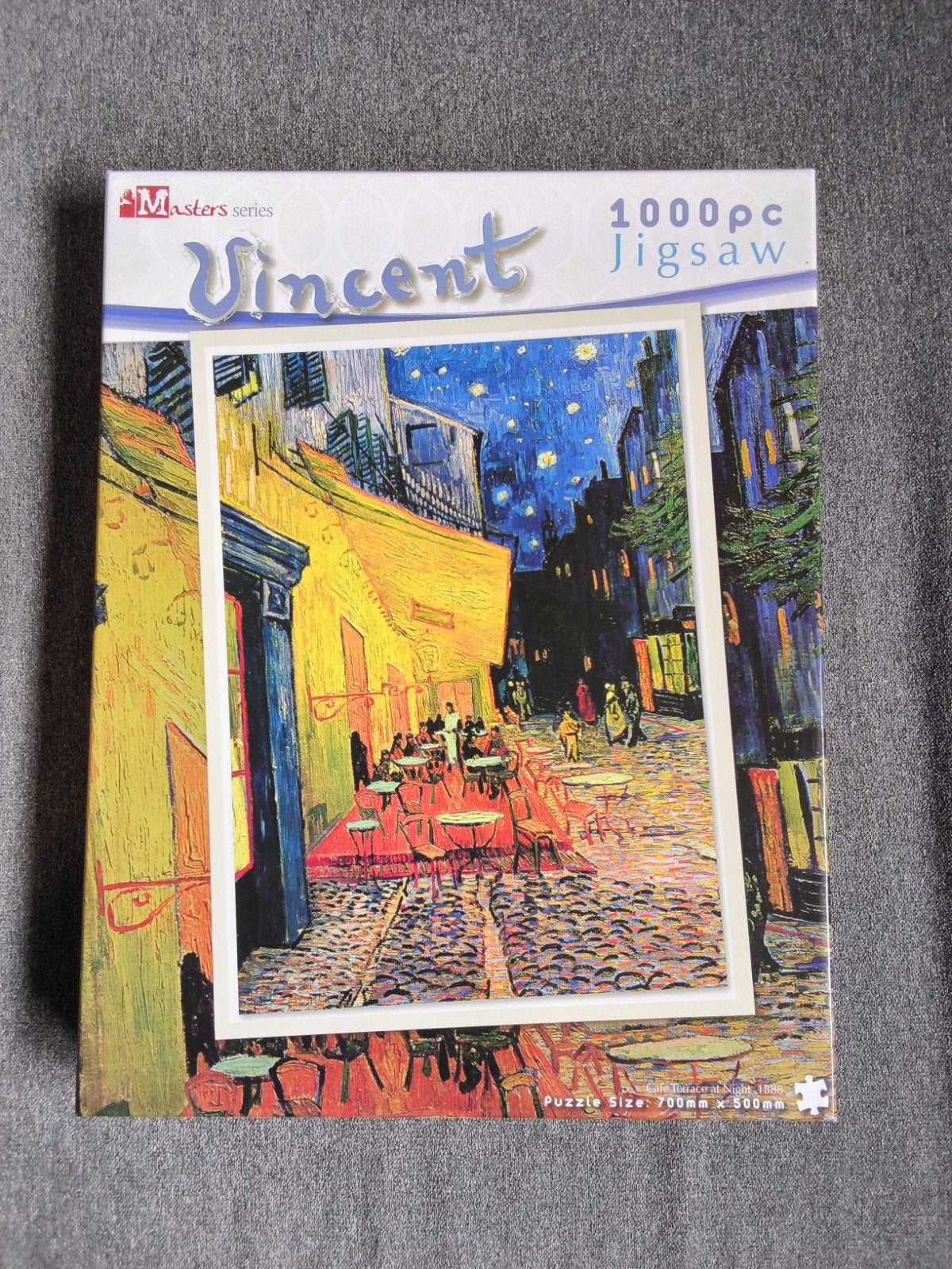 Vincent van Gogh Terras Puzzel 1000 stukjes, Ophalen of Verzenden, 500 t/m 1500 stukjes, Zo goed als nieuw, Legpuzzel