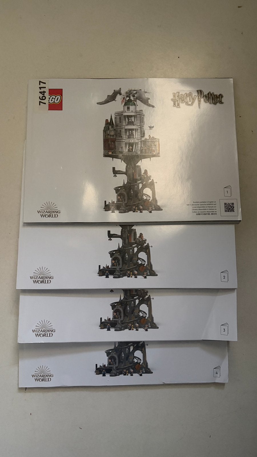 Instructieboekjes 1-4 Lego Goudgrijp, Ophalen of Verzenden, Zo goed als nieuw