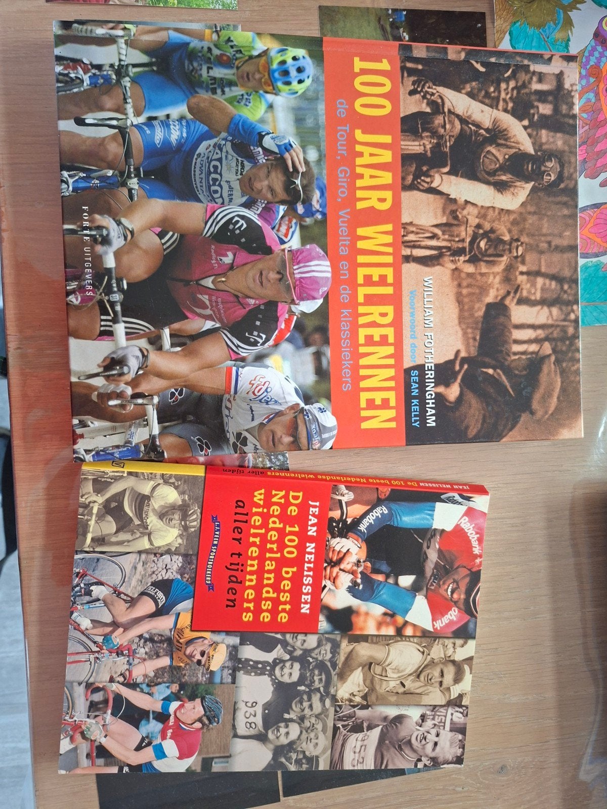 Boek: 100 Jaar Wielrennen & De 100 Beste Ned. Wielrenn, Ophalen, Zo goed als nieuw, William Fotheringham, Jean Nelissen, Lopen en Fietsen