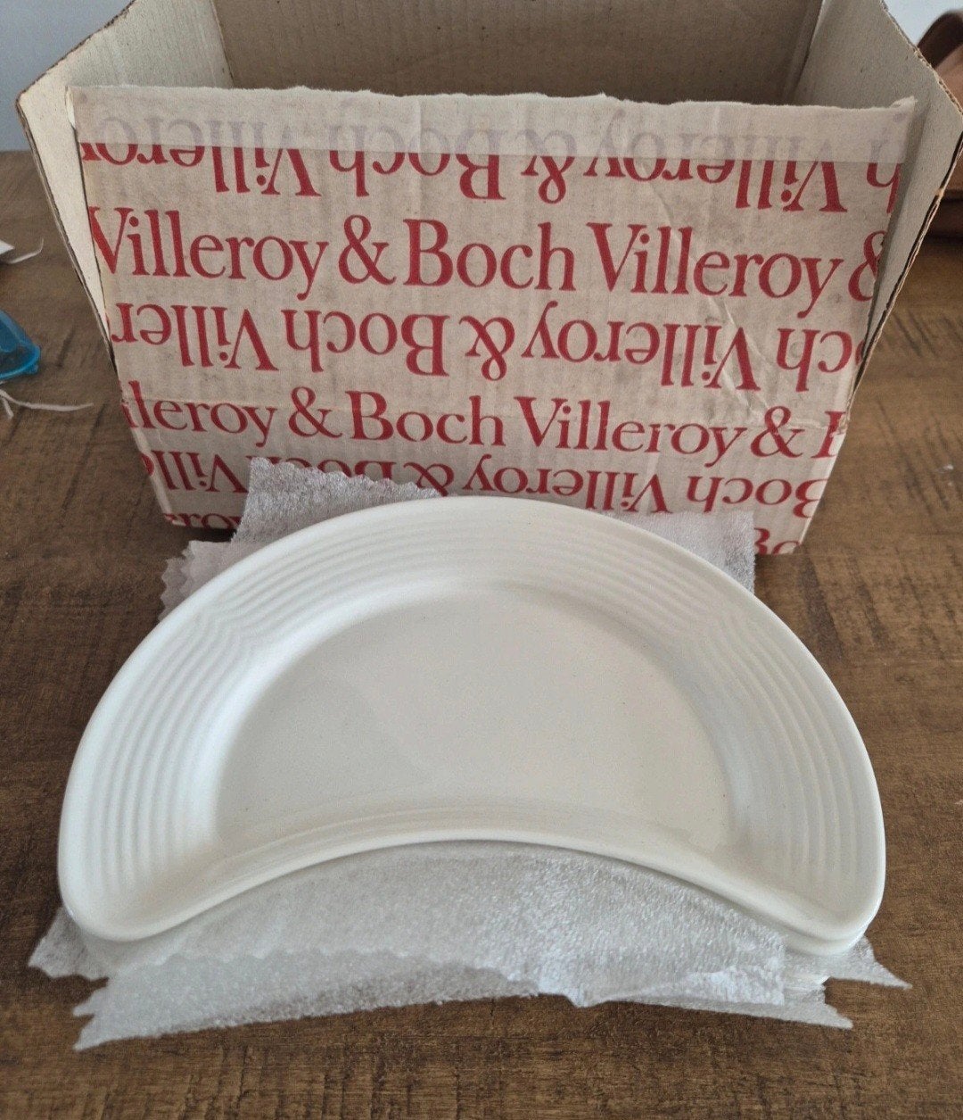 Villeroy & Boch Adriana salade bordjes wit - 6 stuks NIEUW, Villeroy & Boch, Ophalen of Verzenden, Zo goed als nieuw, Bord(en)