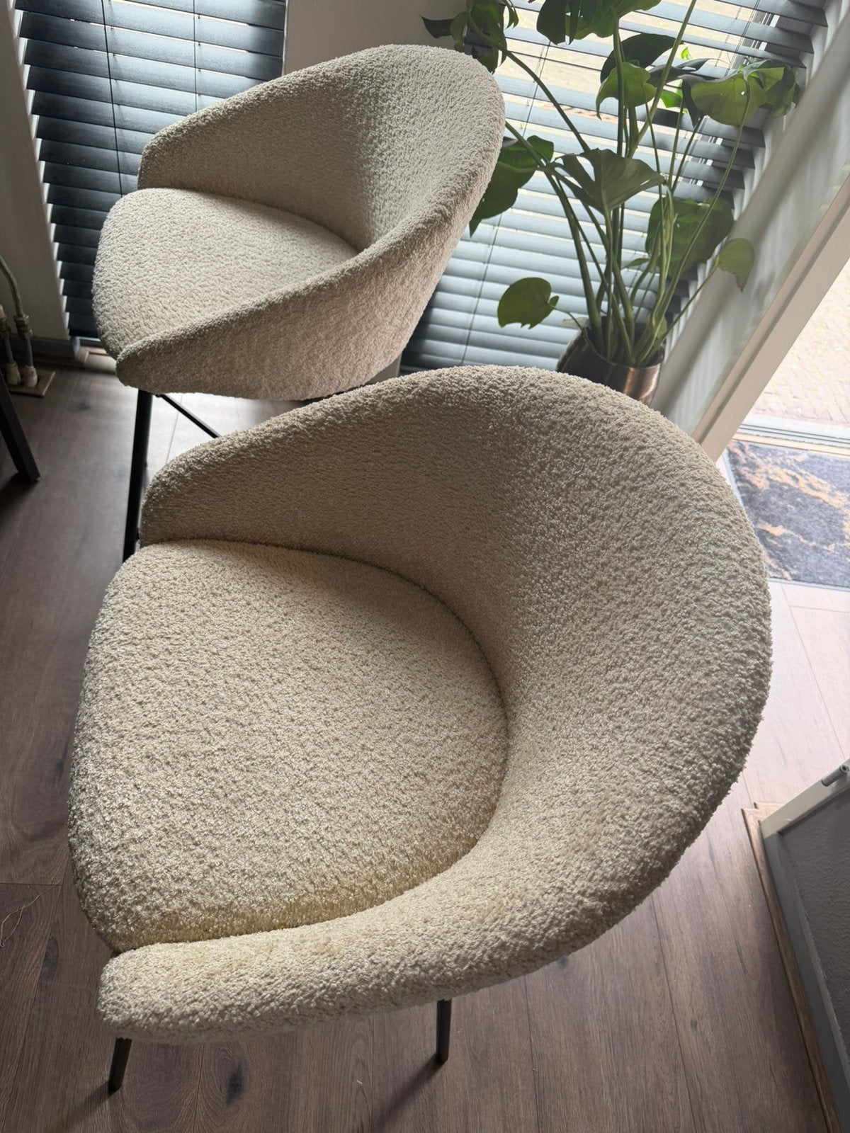 Vier Teddy stoelzittingen zonder onderstelsel, Ophalen of Verzenden, Zo goed als nieuw, Minder dan 50 cm