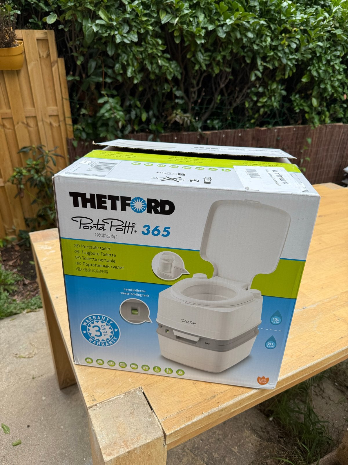 Thetford Porta Potti 365 voor Verbouwing gebruikt, Doe-het-zelf en Verbouw, Sanitair, Ophalen of Verzenden, Zo goed als nieuw