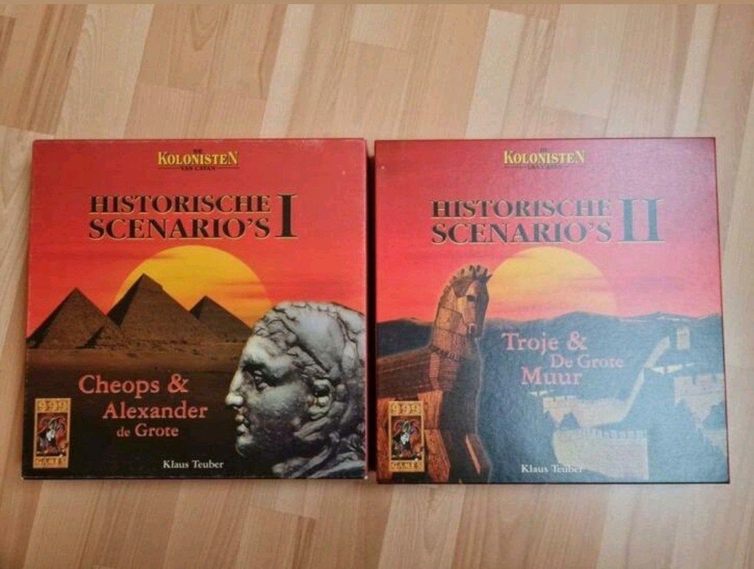 Kolonisten van Catan uitbreidingen Historische Scenario's, Hobby en Vrije tijd, Gezelschapsspellen | Bordspellen, Ophalen of Verzenden