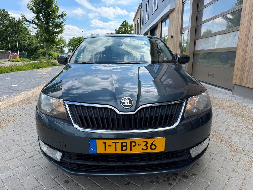 Skoda Rapid Spaceback 1.4 TSI Ambition DSG (bj 2014) Clima/P, Auto's, Skoda, Euro 5, Stof, Gebruikt, 4 cilinders