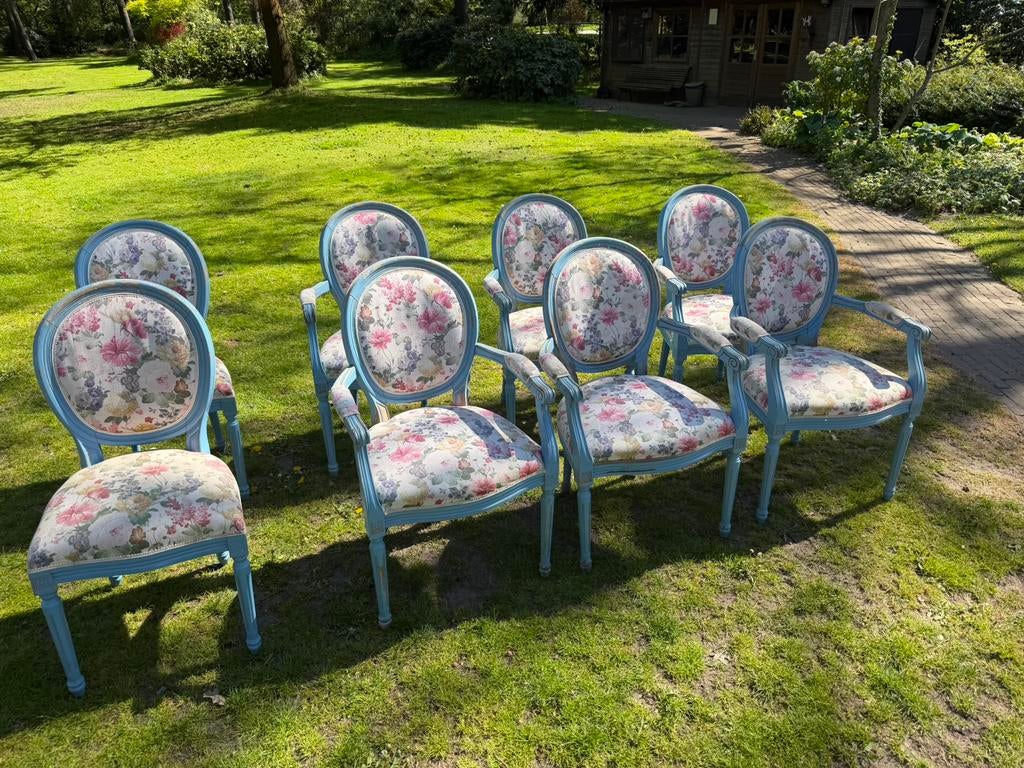 Lodewijk XVI vintage tuin stoelen, Antiek en Kunst, Antiek | Meubels | Stoelen en Banken, Ophalen