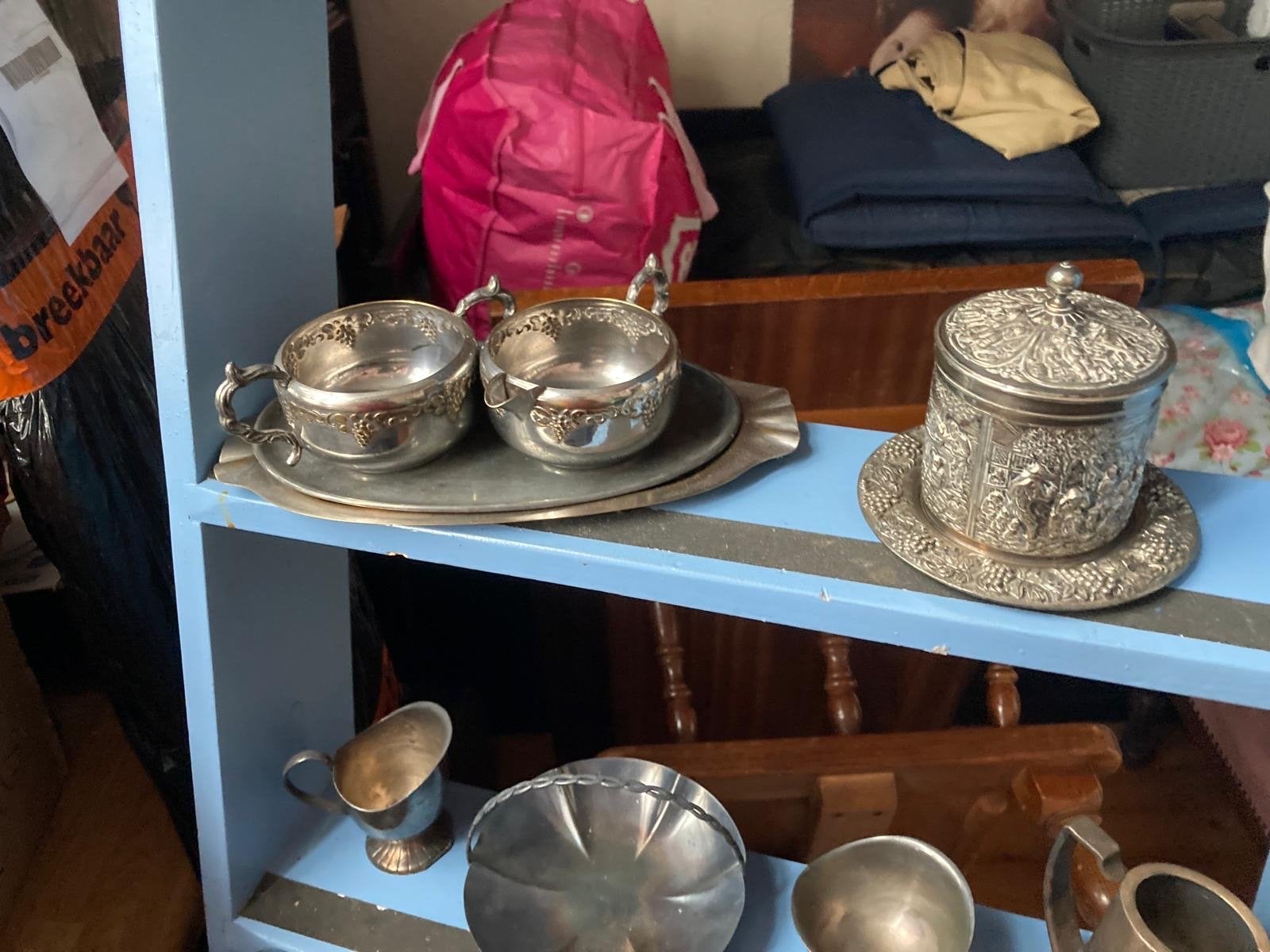 Verzilverd materiaal - Diverse items, Antiek en Kunst, Ophalen of Verzenden, Zilver