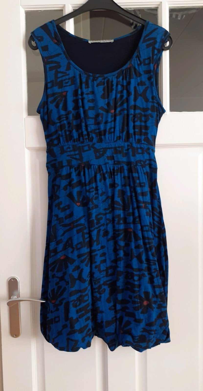 Cora Kemperman mouwloze jurk maat L, Blauw, Maat 42/44 (L), Ophalen of Verzenden, Knielengte