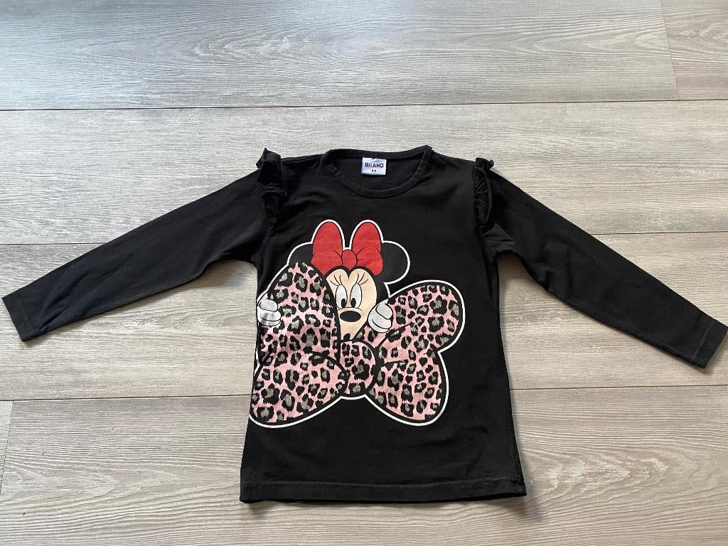 BRAND zwarte longsleeve maat 116, Meisje, Brand, Ophalen of Verzenden, Zo goed als nieuw