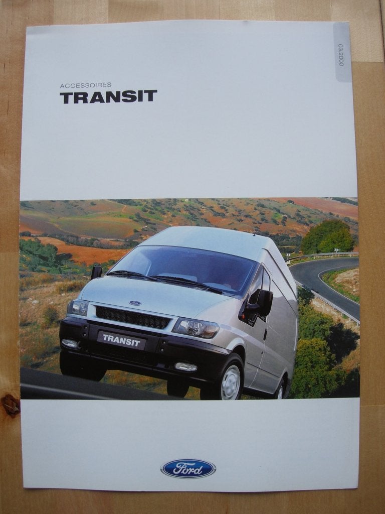 Ford Transit Brochure 2000 - Accessoires, Ford, Verzenden, Volvo, Zo goed als nieuw