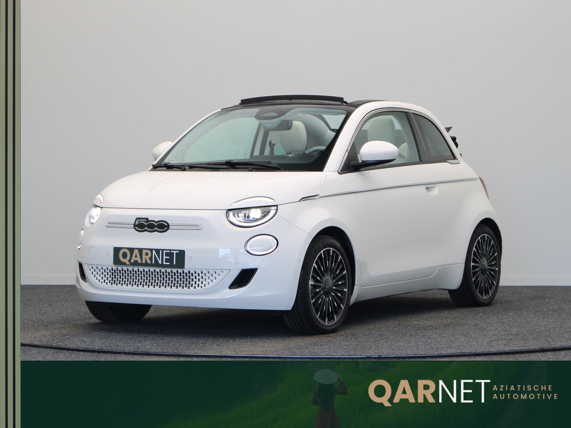 Fiat 500 C La Prima 42 kWh | WLTP 299km | Stoelverwarming |, Gebruikt, 118 pk, Cabriolet, 4 stoelen