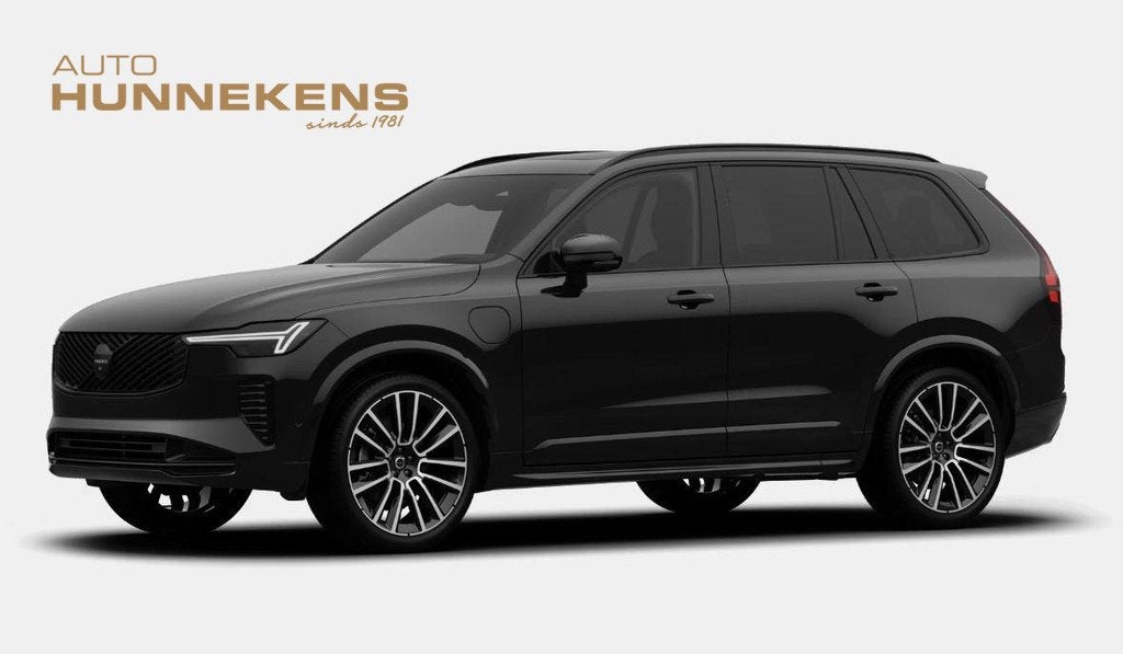Volvo XC90 2.0 T8 Plug-in hybrid AWD Ultra Black Edition Luc, Auto's, Volvo, 12 maanden, Euro 6, Zwart, Hybride Elektrisch/Benzine