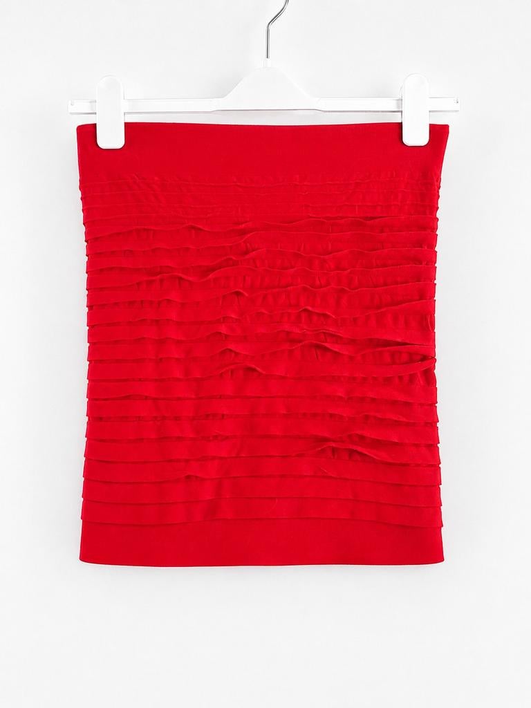 Rood stretch rokje maat S, Kleding | Dames, Rokken, Ophalen of Verzenden, Maat 36 (S), Gedragen, Boven de knie