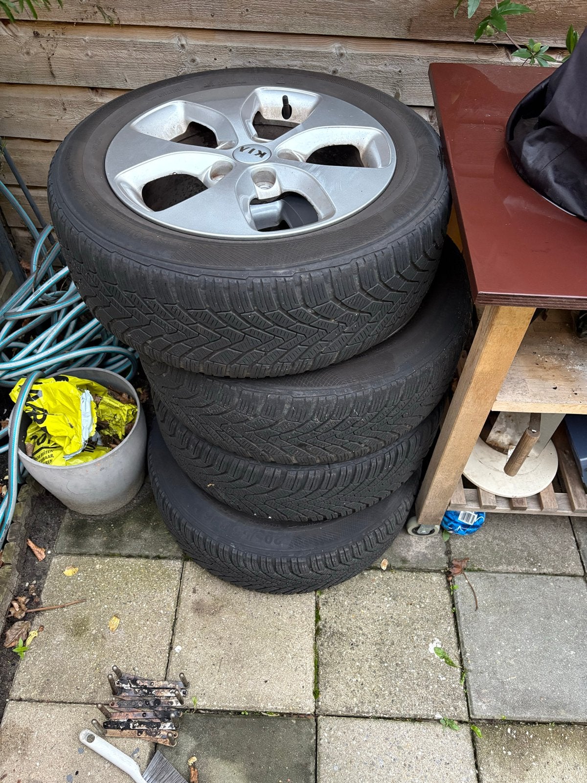 Continental winterbanden 205/55/R16 voor Kia Ceed SW, Ophalen of Verzenden