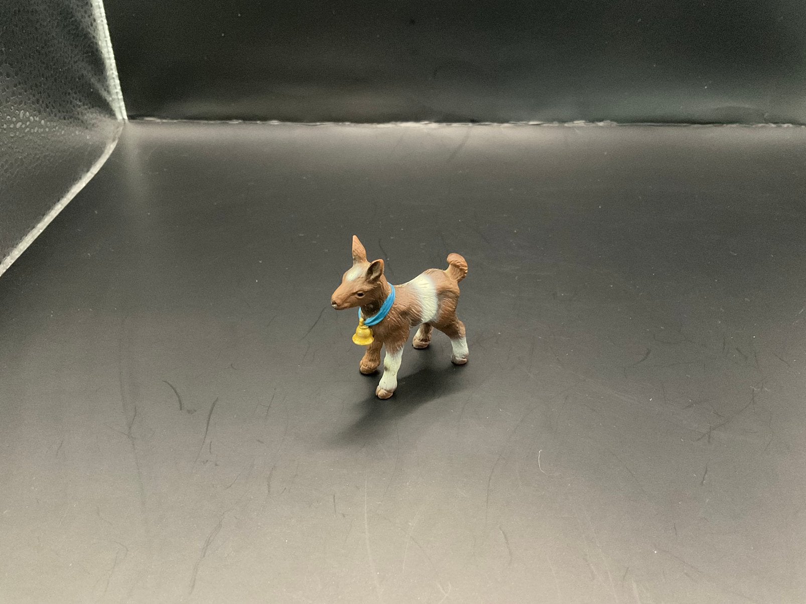 Schleich retro geitje met bel 14454, Ophalen of Verzenden, Zo goed als nieuw, Boerderijdier, Beeldje of Figuurtje