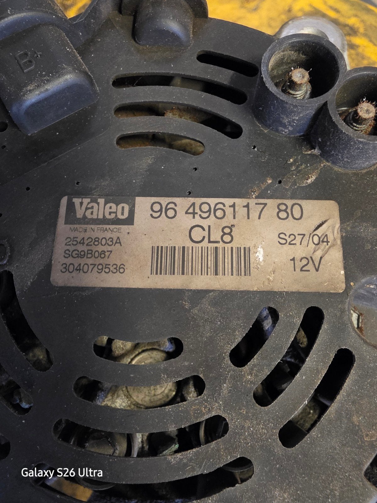 Valeo CL8 Dynamo voor Peugeot/Citroën, Ophalen, Gebruikt, Citroën