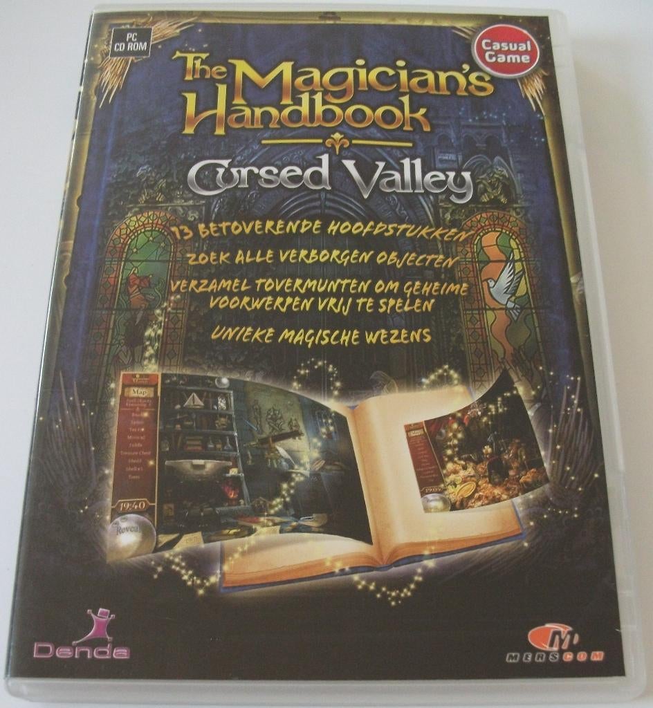 PC Game *** MAGICIAN'S HANDBOOK I *** Cursed Valley, Puzzel en Educatief, 1 speler, Ophalen of Verzenden, Zo goed als nieuw