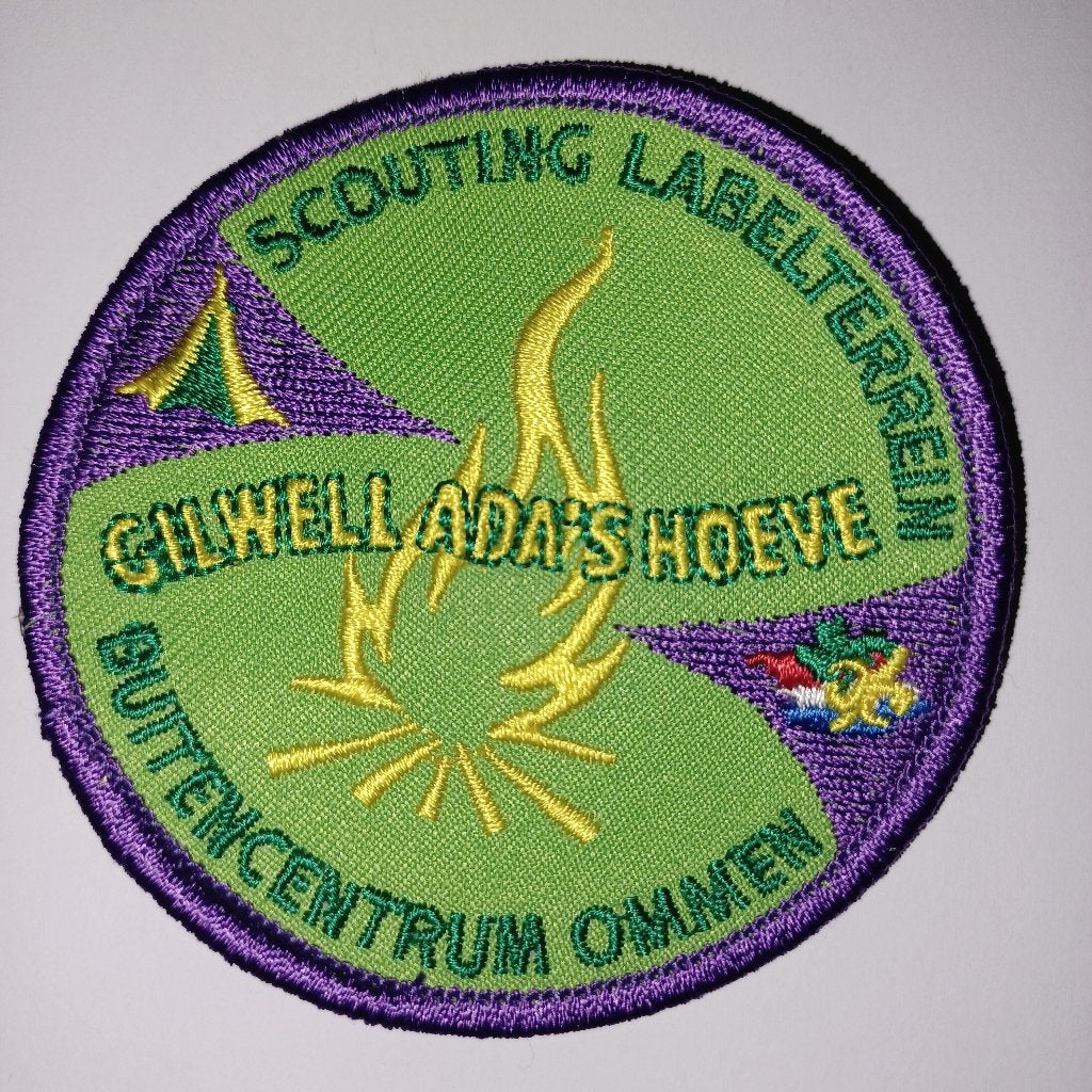 Scouting Labelterrein badge Gilwell Ada’s Hoeve Ommen, Verzenden, Nieuw, Embleem, Speld of Insigne
