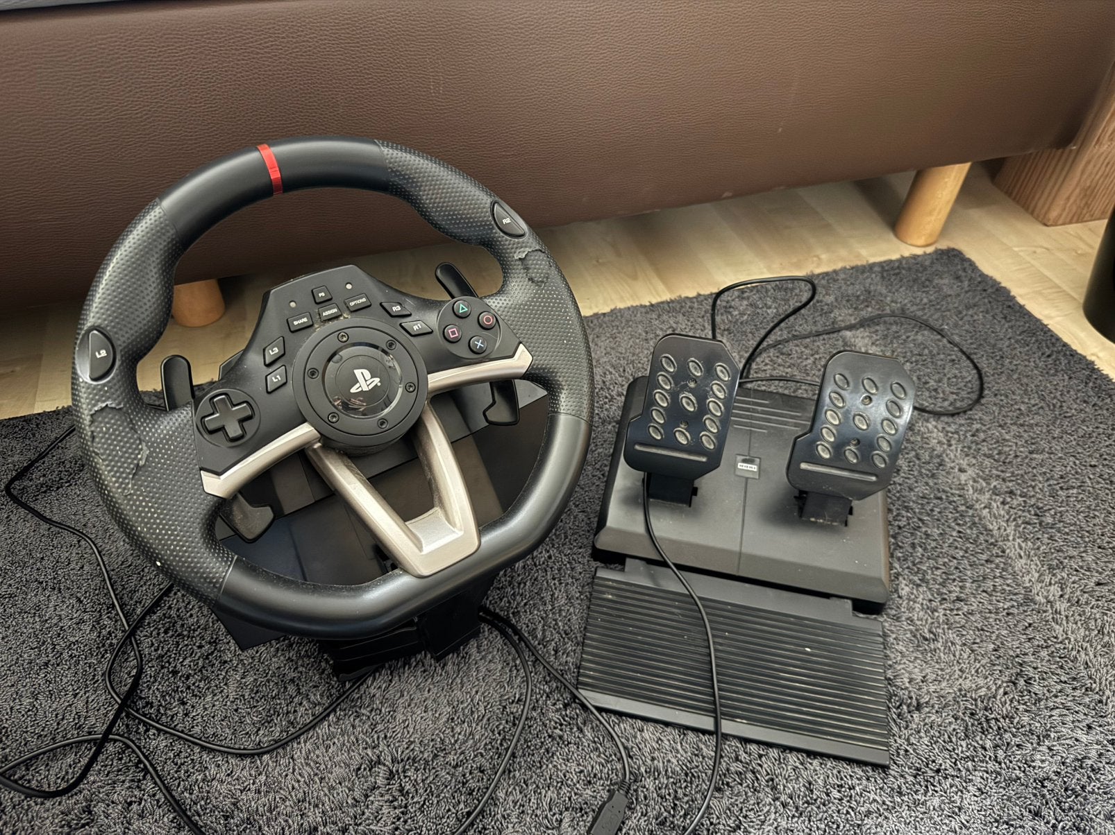 Hori Apex Wheel PS4/PS5/PC racestuur met pedalen, Ophalen, Gebruikt, Stuur of Pedalen, PlayStation 4
