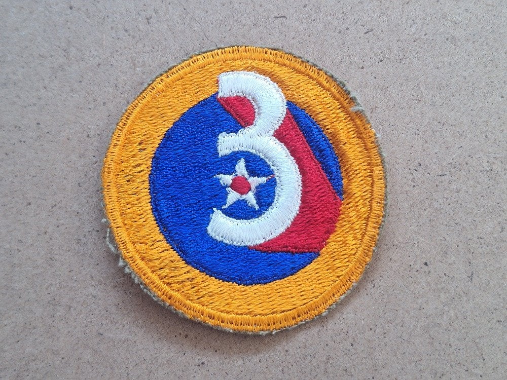 WWII US 3rd Army Air Forces patch, Verzenden, Amerika, Embleem of Badge