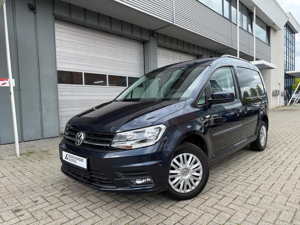 Volkswagen Caddy 5 zit 1.4 TGI Benzine + CNG | Navi | Trekha, Auto's, Gebruikt, Start-stop-systeem, Handgeschakeld, 1665 kg