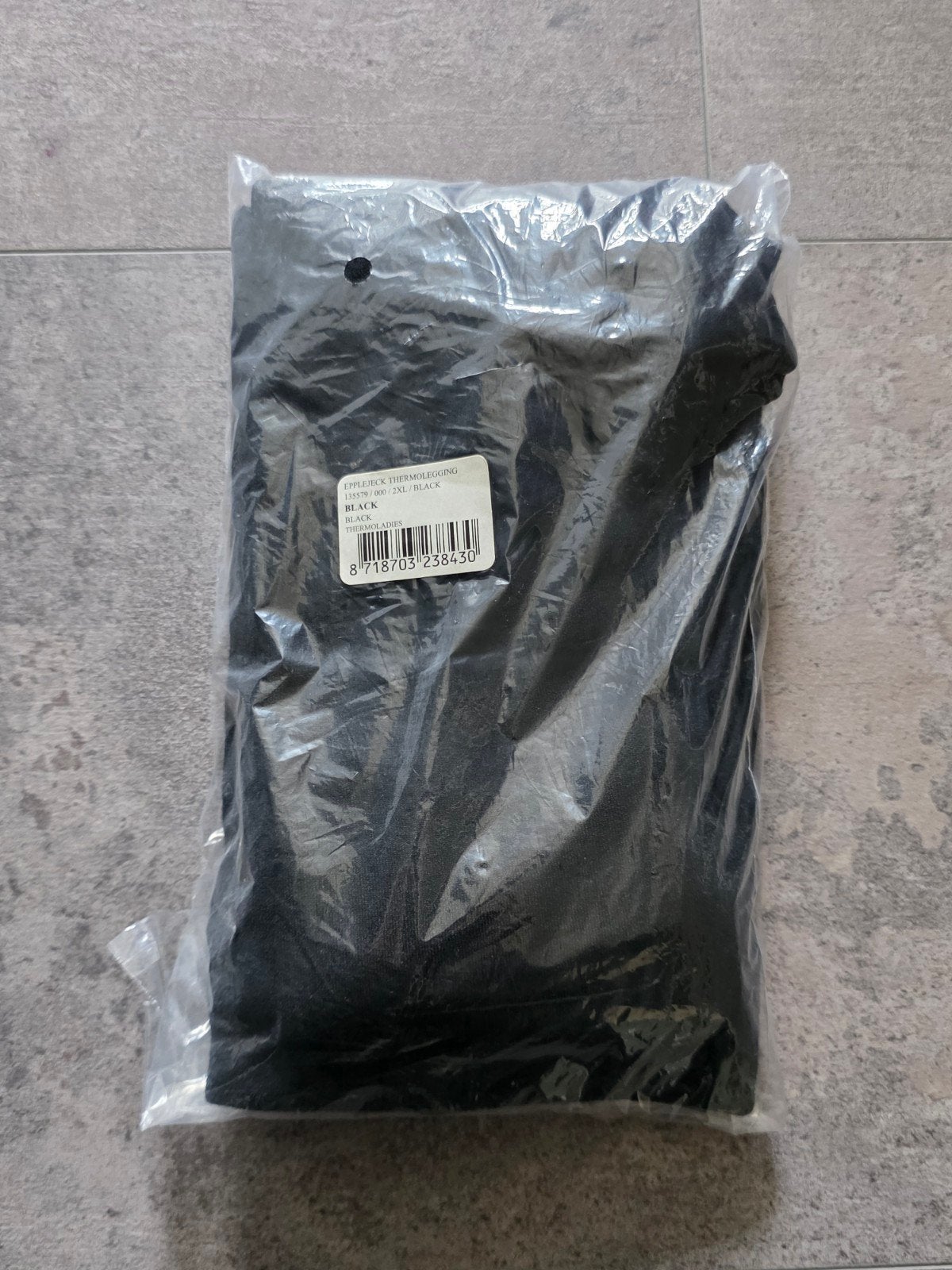 Epplejeck thermolegging thermo legging maat XXL zwart NIEUW, Ophalen of Verzenden, Nieuw