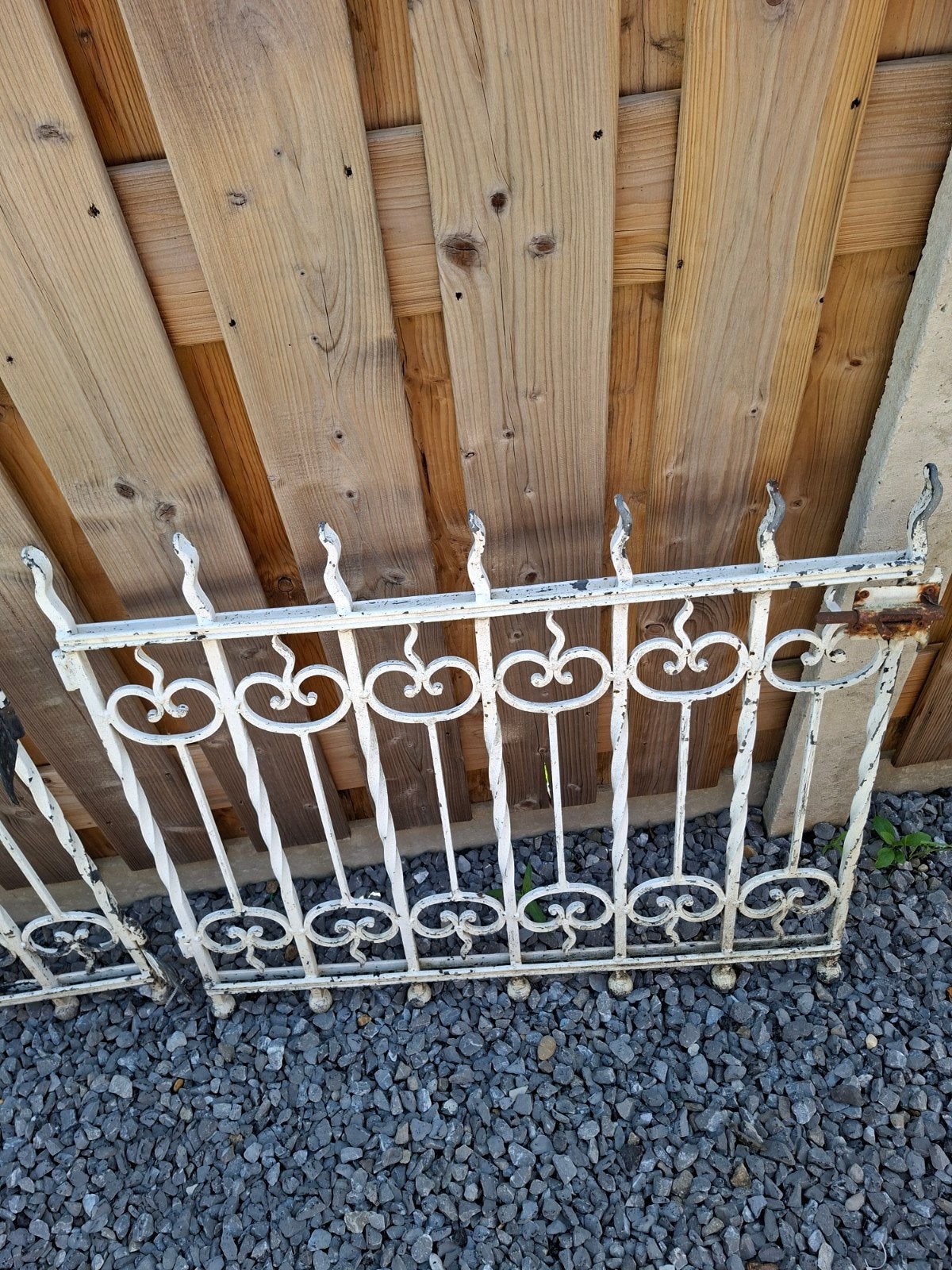 2 mooie smeedijzeren tuinpoortjes, Tuin en Terras, Ophalen, IJzer, Sierhekwerk