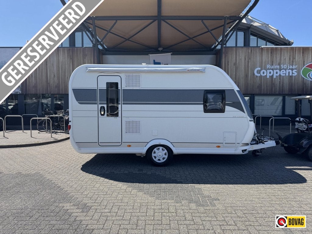 Hobby De Luxe 400 SFE 2021 MOVER + LUIFEL!!!, Bedrijf, Treinzit, 4 tot 5 meter, Schokbreker