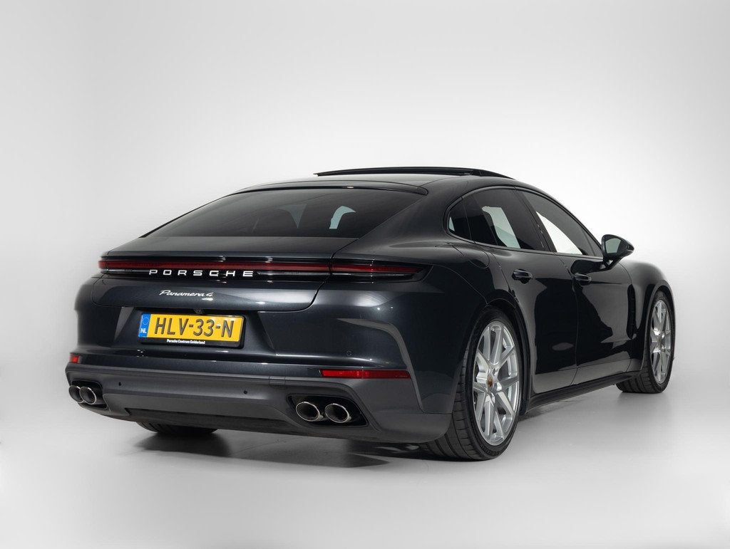 Porsche Panamera 4, Gebruikt, Zwart, Met garantie (alle), Bedrijf