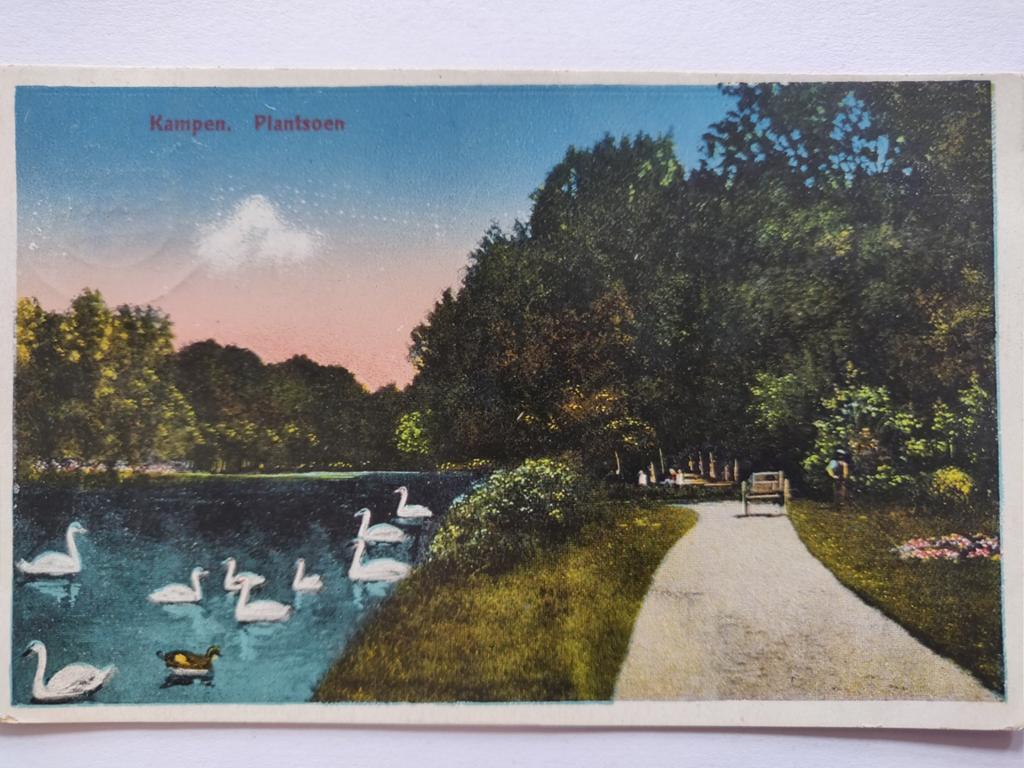 X1972 Kampen 1917 naar Ferwert, Ophalen of Verzenden, Voor 1920
