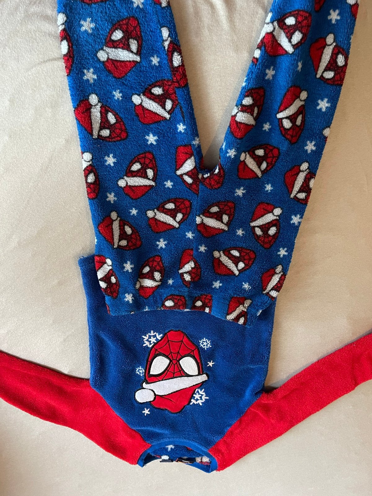 Spiderman kerst pyjama, Kinderen en Baby's, Ophalen, Zo goed als nieuw, Maat 104