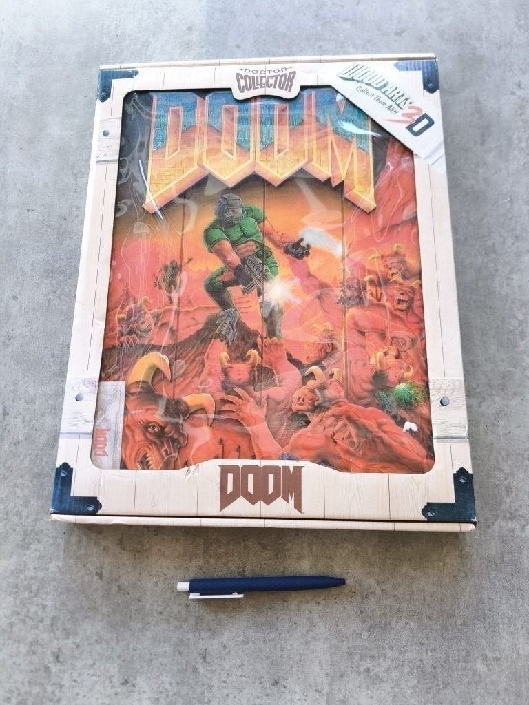 Doom - WoodArts 3D - Houten wanddecoratie Eternal 30 x 40 cm, Ophalen of Verzenden, Nieuw