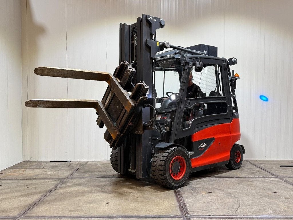 Linde E40-600 Triplex 6M Freelift 6600uur Rotator Kantelaar, Meer dan 4000 kg, Elektrisch, Heftruck, Linde