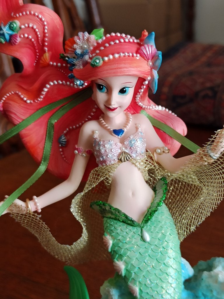 Disney Ariël little mermaid, Ophalen of Verzenden, Overige figuren, Zo goed als nieuw, Beeldje of Figuurtje